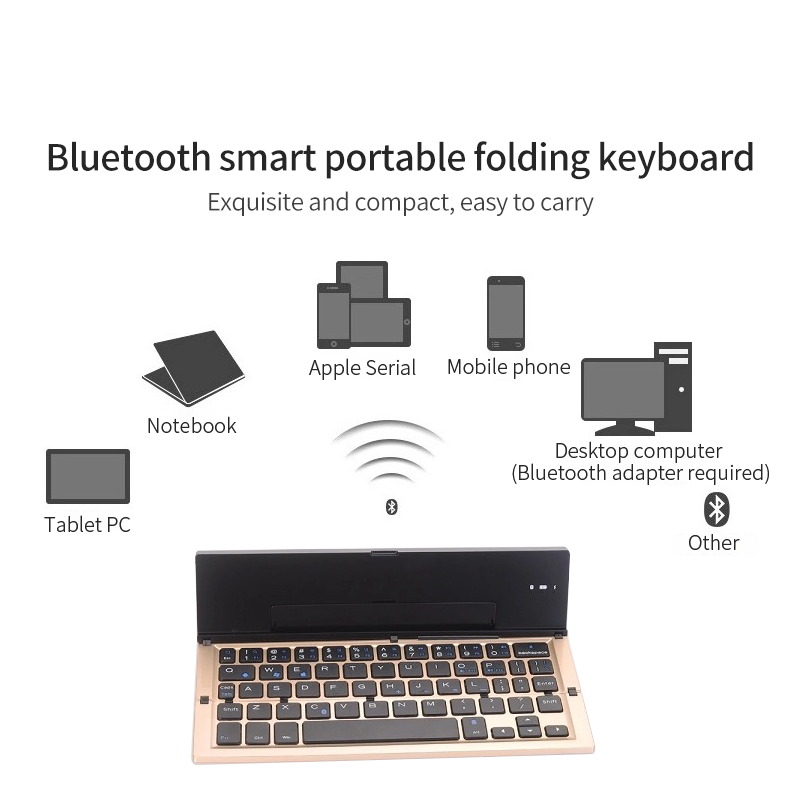 La combinaison parfaite d'un clavier Bluetooth pliable avec un support intelligent